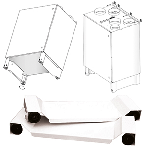 Floor stands and vibration absorbers